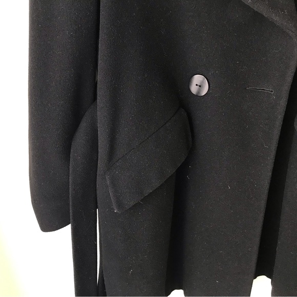 Australian lambswool-blend mid-length belted coat - Picture 8 of 15